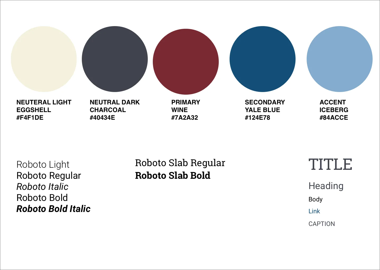 LZ design system: colors and typography